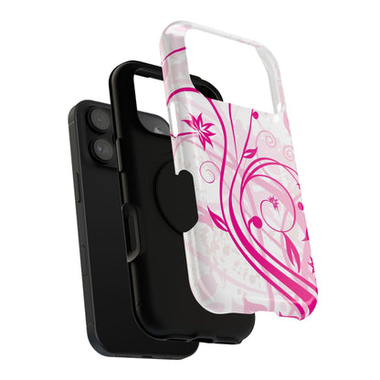 Flora Fuchsia Tough iPhone Case