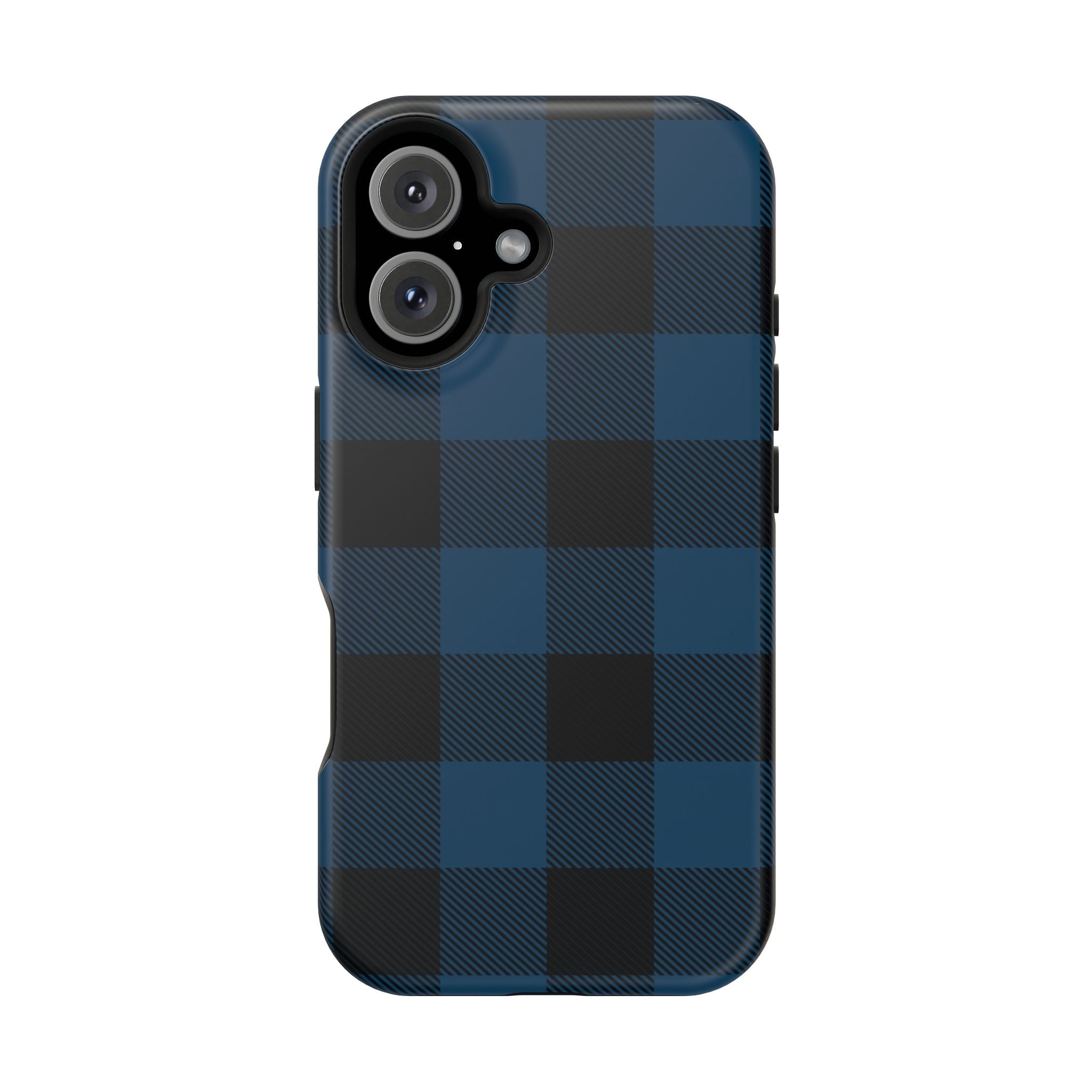 Blue Flannel Tough iPhone Case
