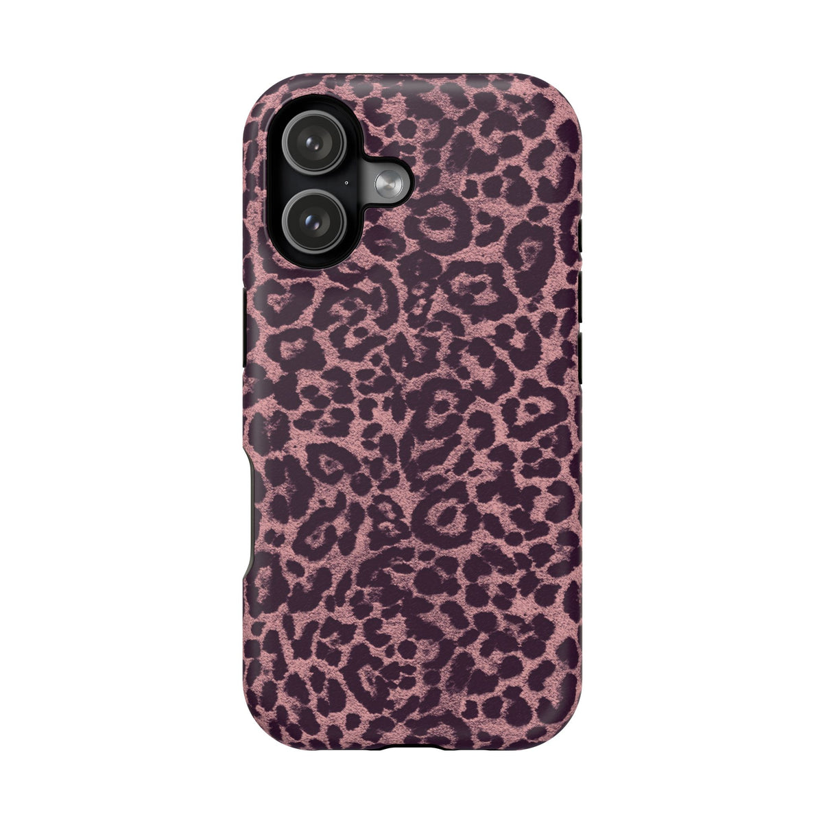 Purple Leopard MagSafe Tough iPhone Case