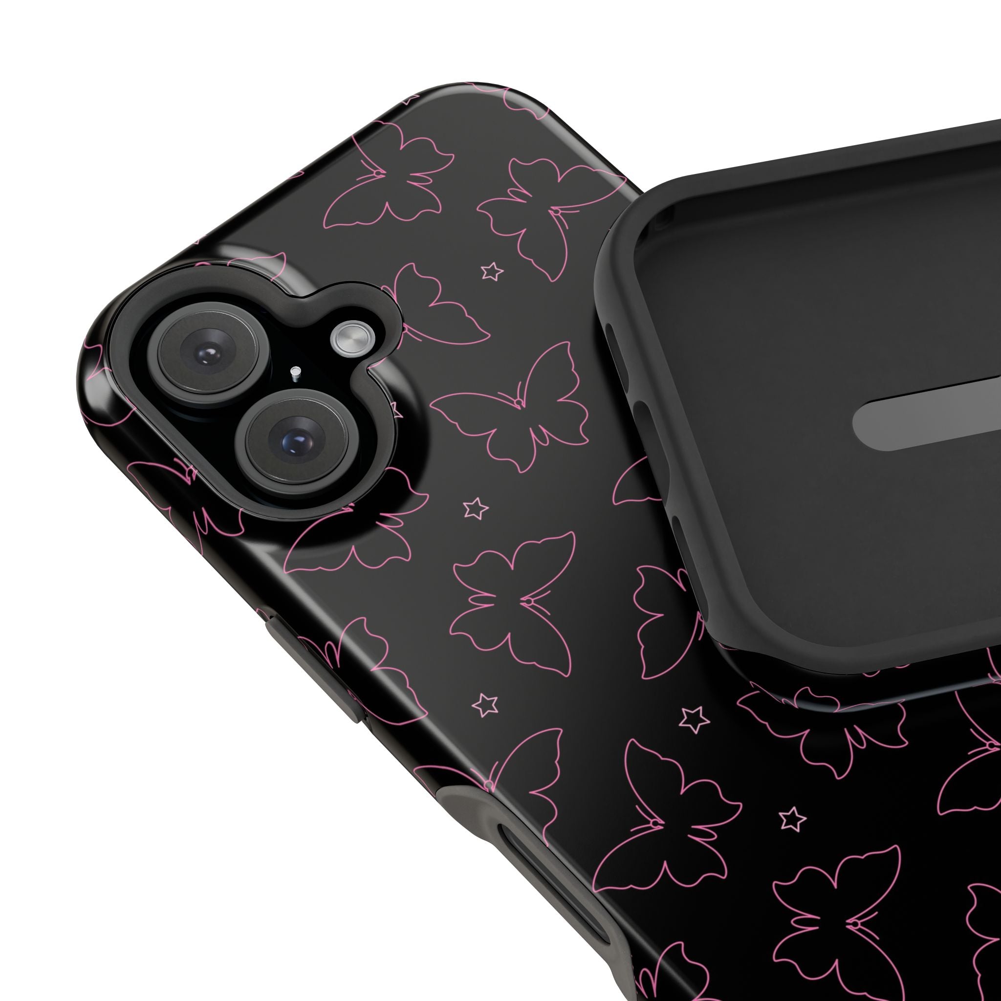 Midnight Flutter Tough iPhone Case