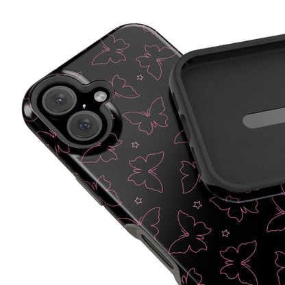 Midnight Flutter MagSafe Tough iPhone Case