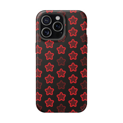 Red Stars Tough iPhone Case