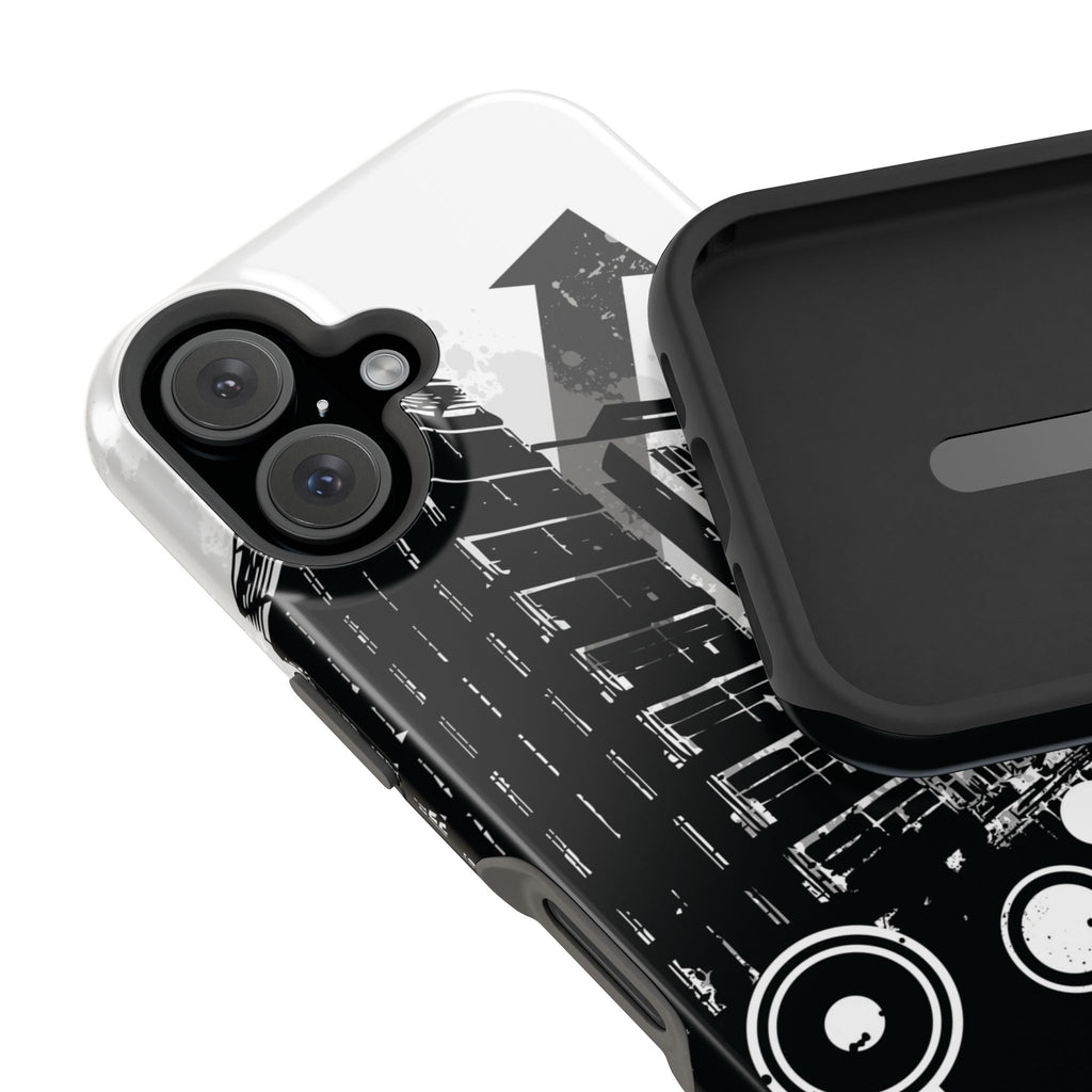 Monochrome City Tough iPhone Case
