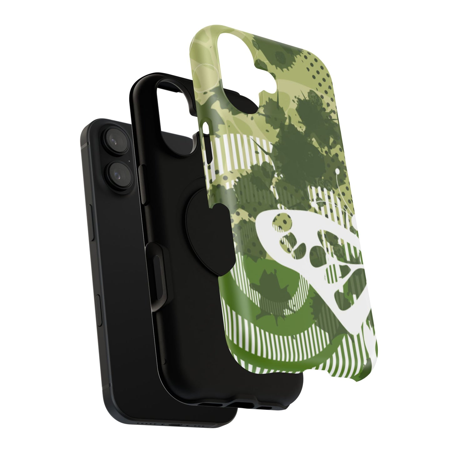 Green Echo Tough iPhone Case