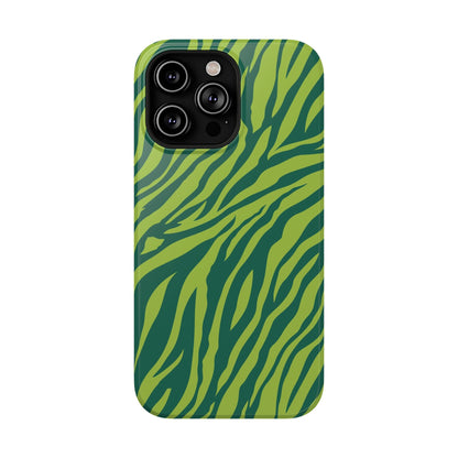 Green Zebra MagSafe Tough iPhone Case