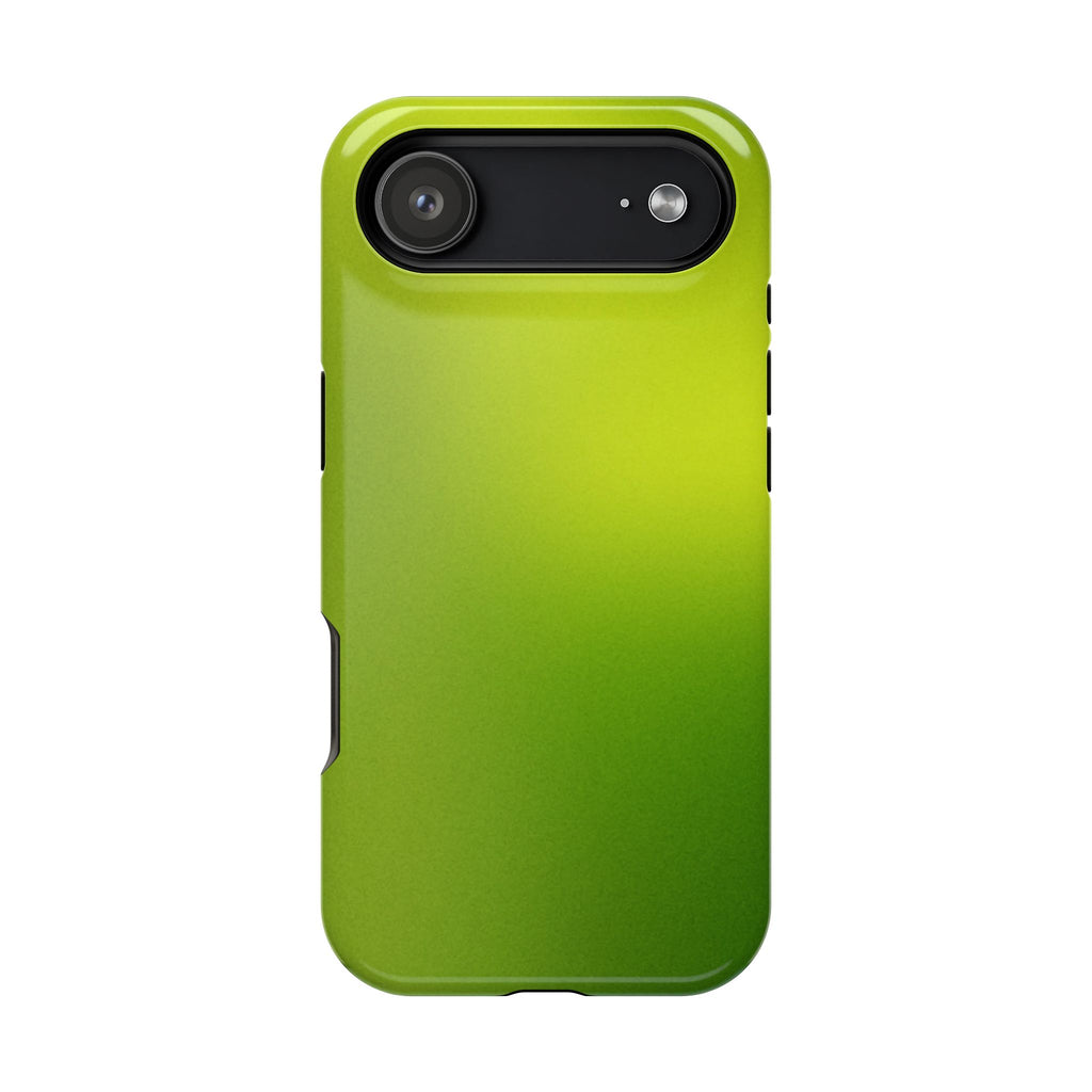 Lime Glow Tough iPhone Case