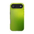 Lime Glow Tough iPhone Case