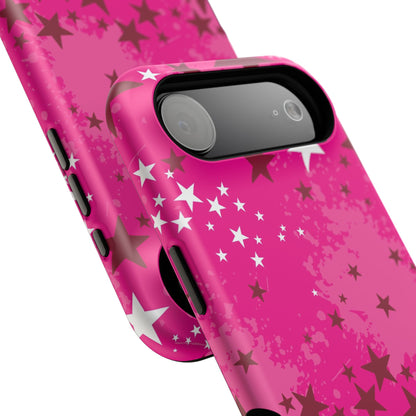 Pink Static Tough iPhone Case