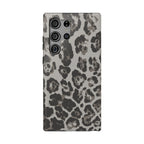Grey Leopard Tough Samsung Case