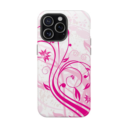 Flora Fuchsia Tough iPhone Case