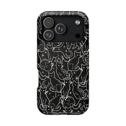Black Cats MagSafe Tough iPhone Case