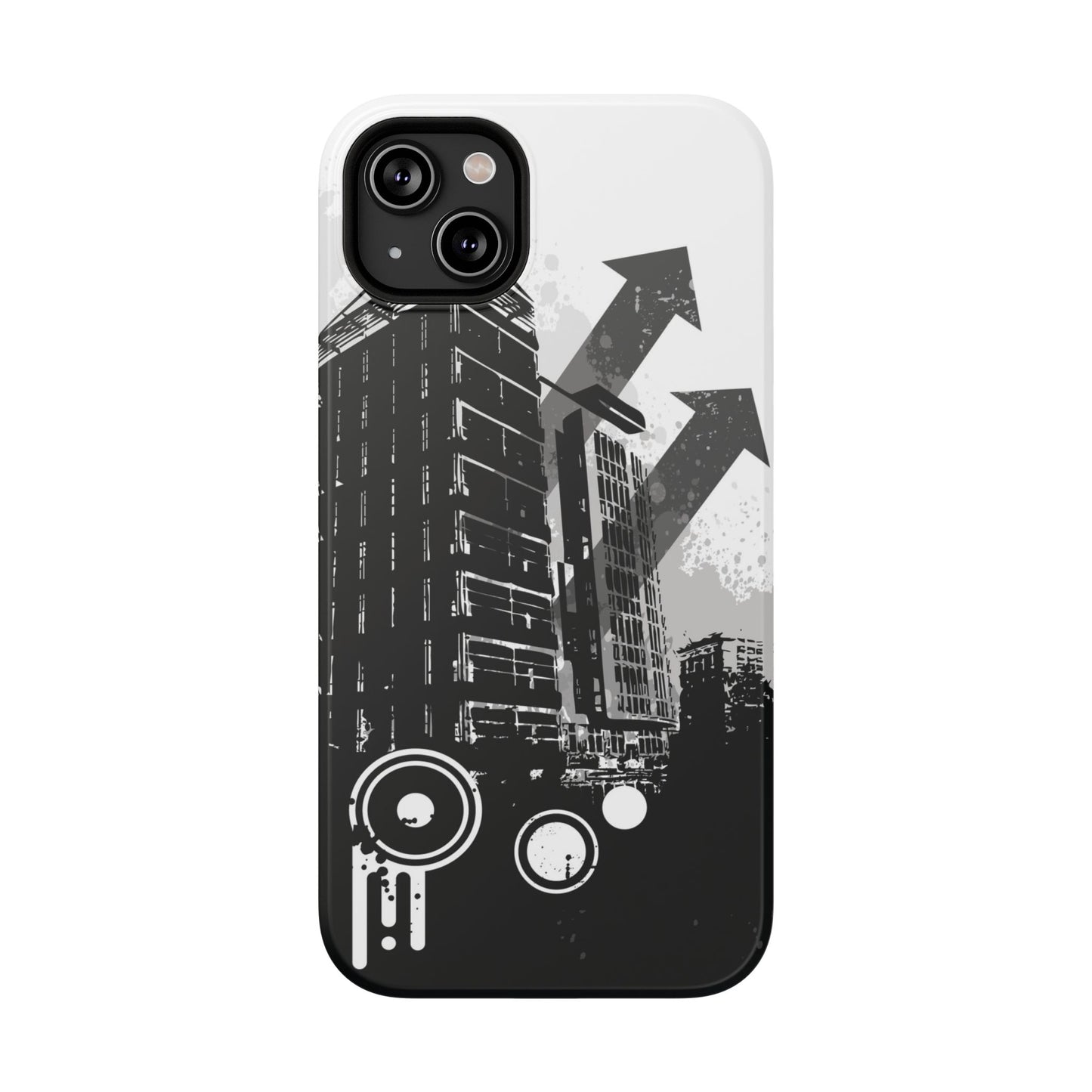 Monochrome City Tough iPhone Case