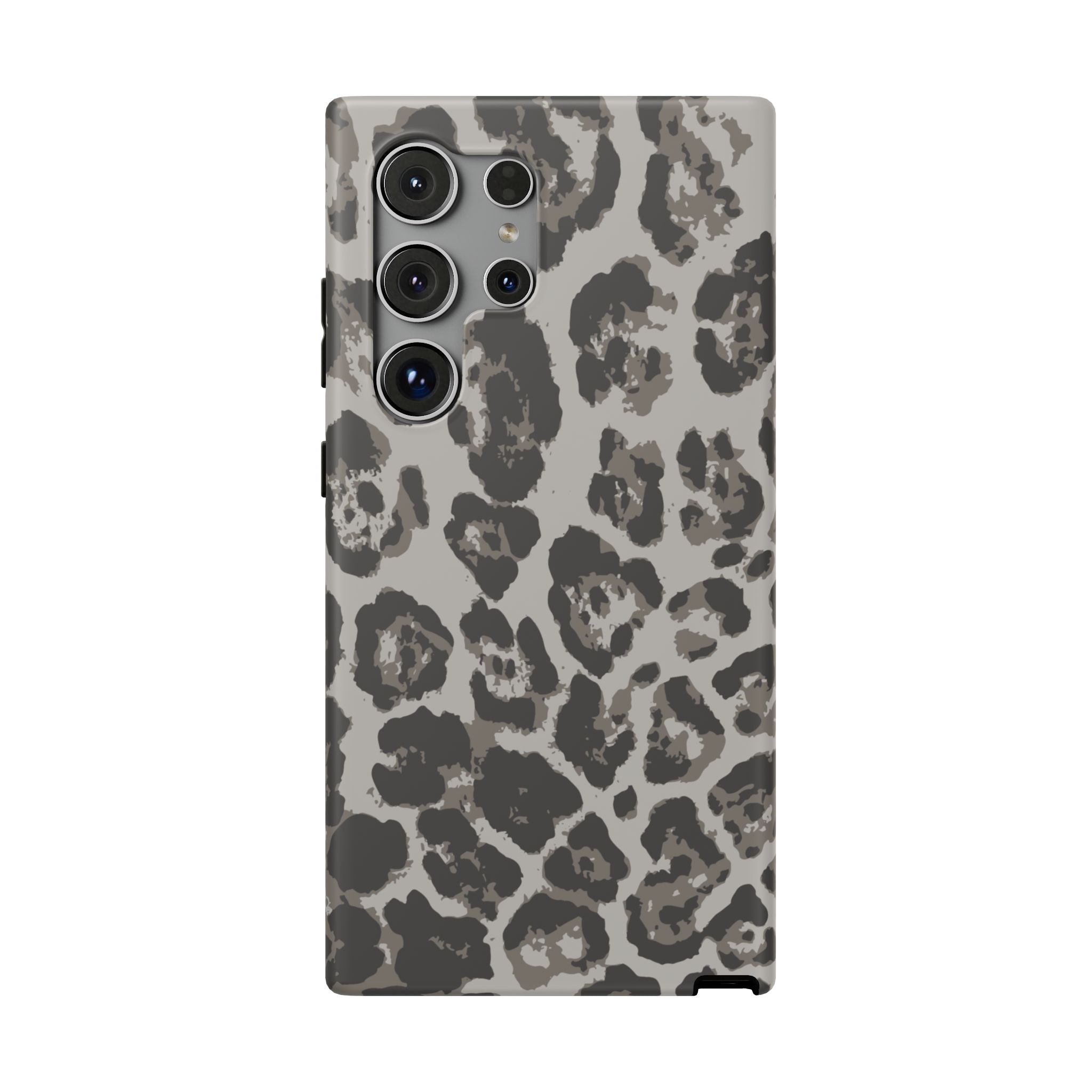 Grey Leopard Tough Samsung Case