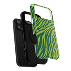 Green Zebra Tough iPhone Case