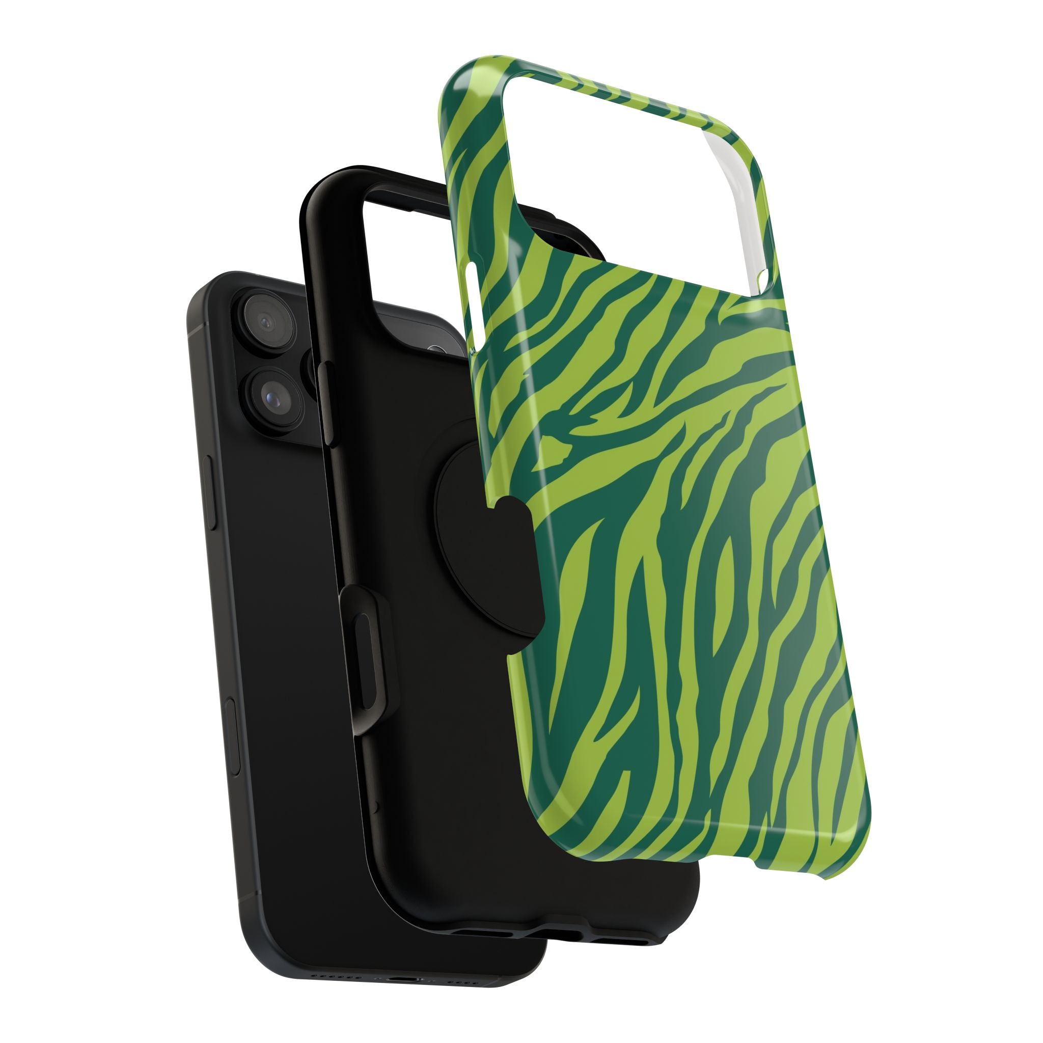 Green Zebra Tough iPhone Case