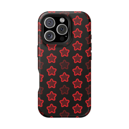 Red Stars Tough iPhone Case