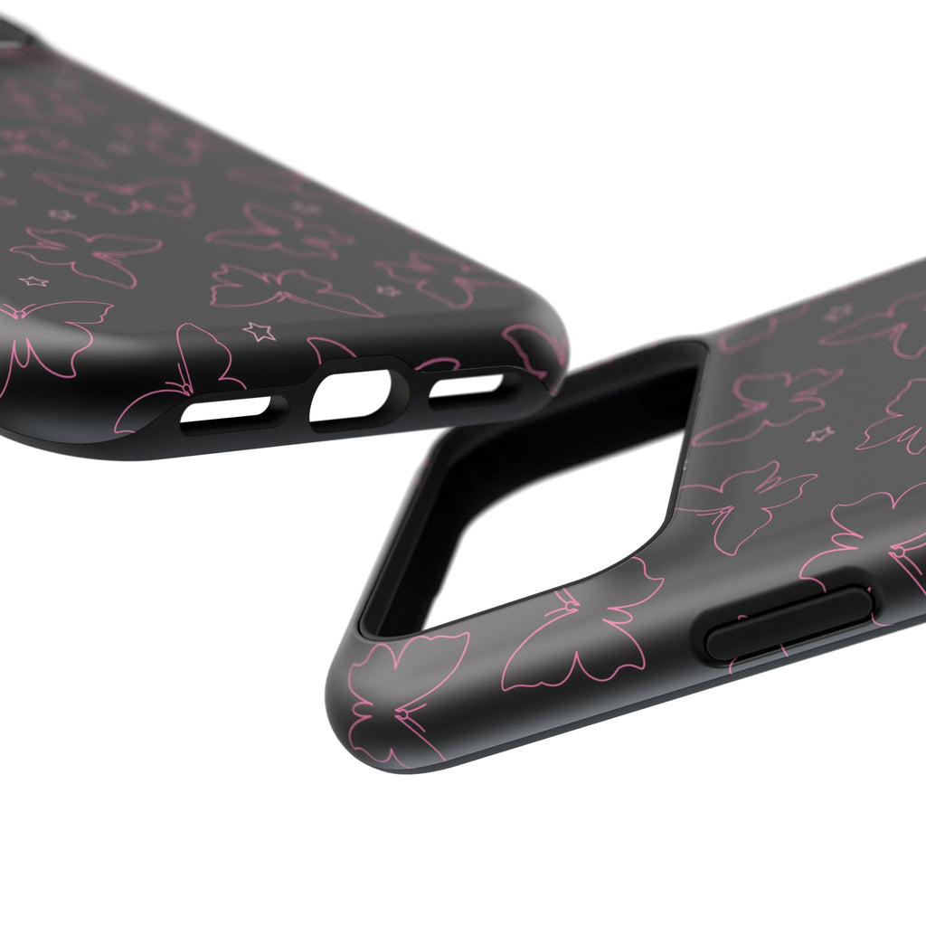 Midnight Flutter Tough iPhone Case
