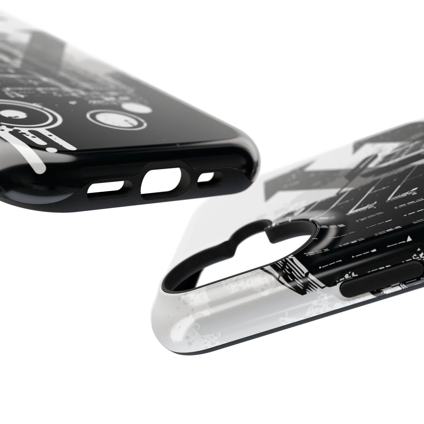 Monochrome City Tough iPhone Case