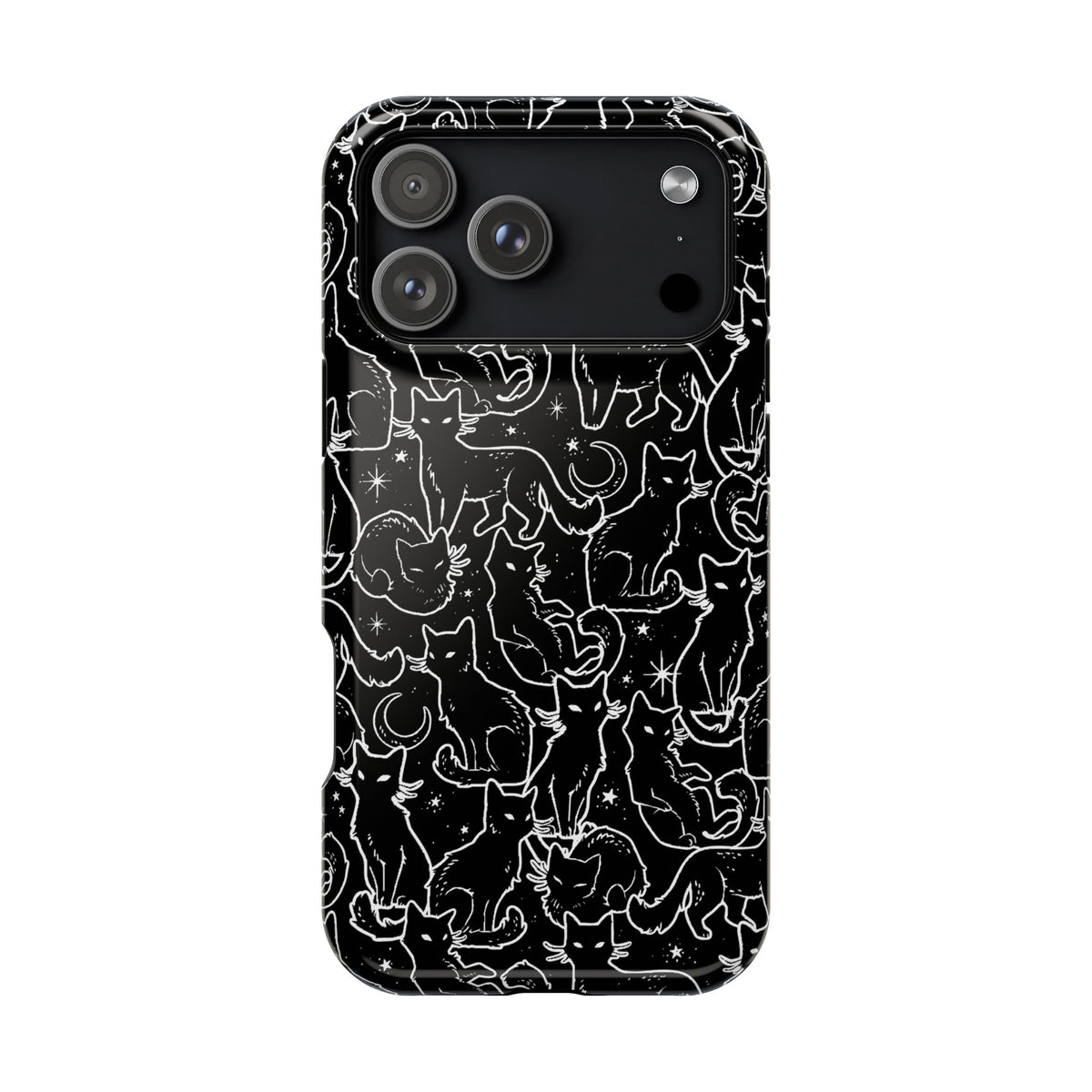 Black Cats MagSafe Tough iPhone Case