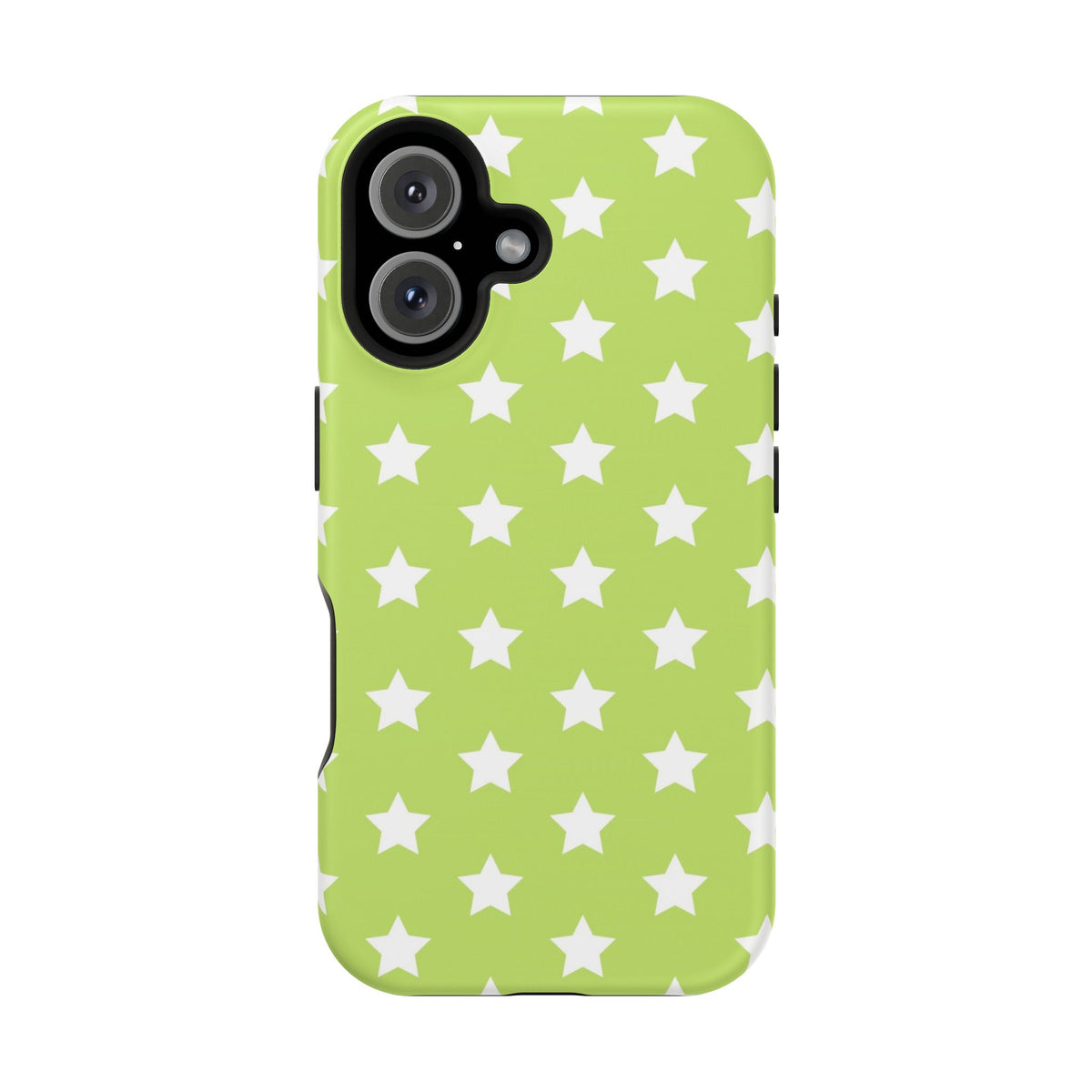 Green Stars MagSafe Tough iPhone Case