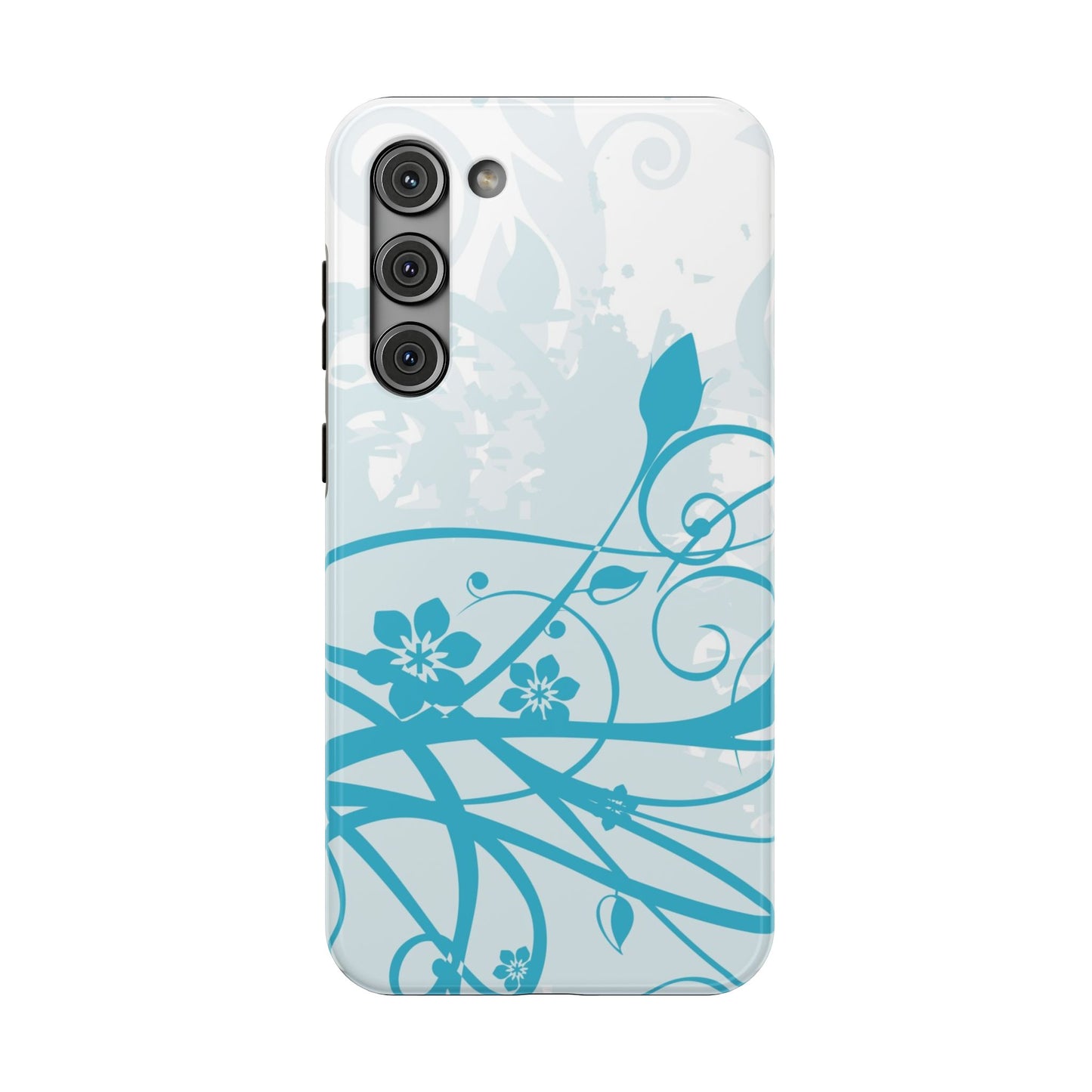 Blue Bloom Tough Samsung Case
