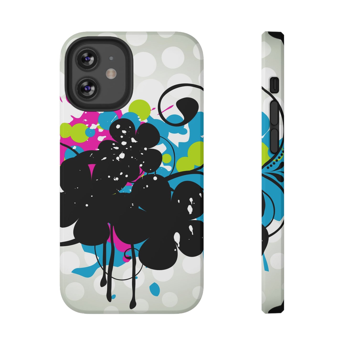 Electric Bloom Tough iPhone Case