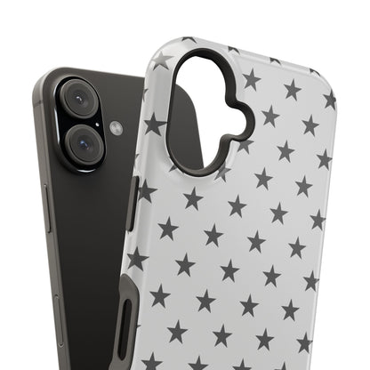 Grey Stars MagSafe Tough iPhone Case