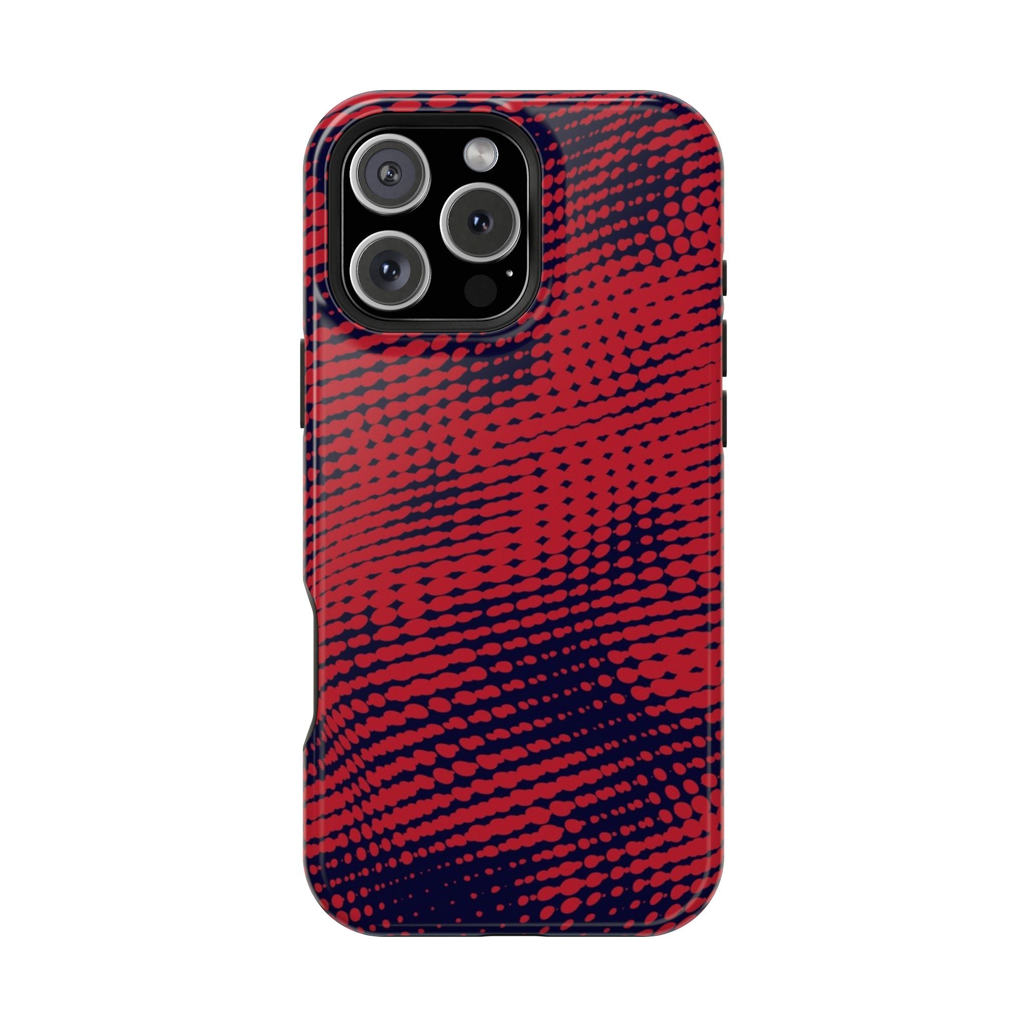 Red Static Tough iPhone Case