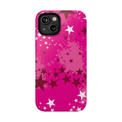 Pink Static Tough iPhone Case