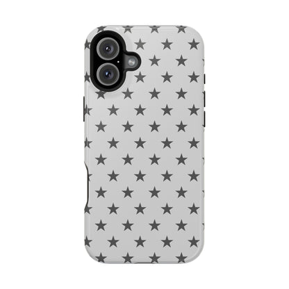 Grey Stars MagSafe Tough iPhone Case