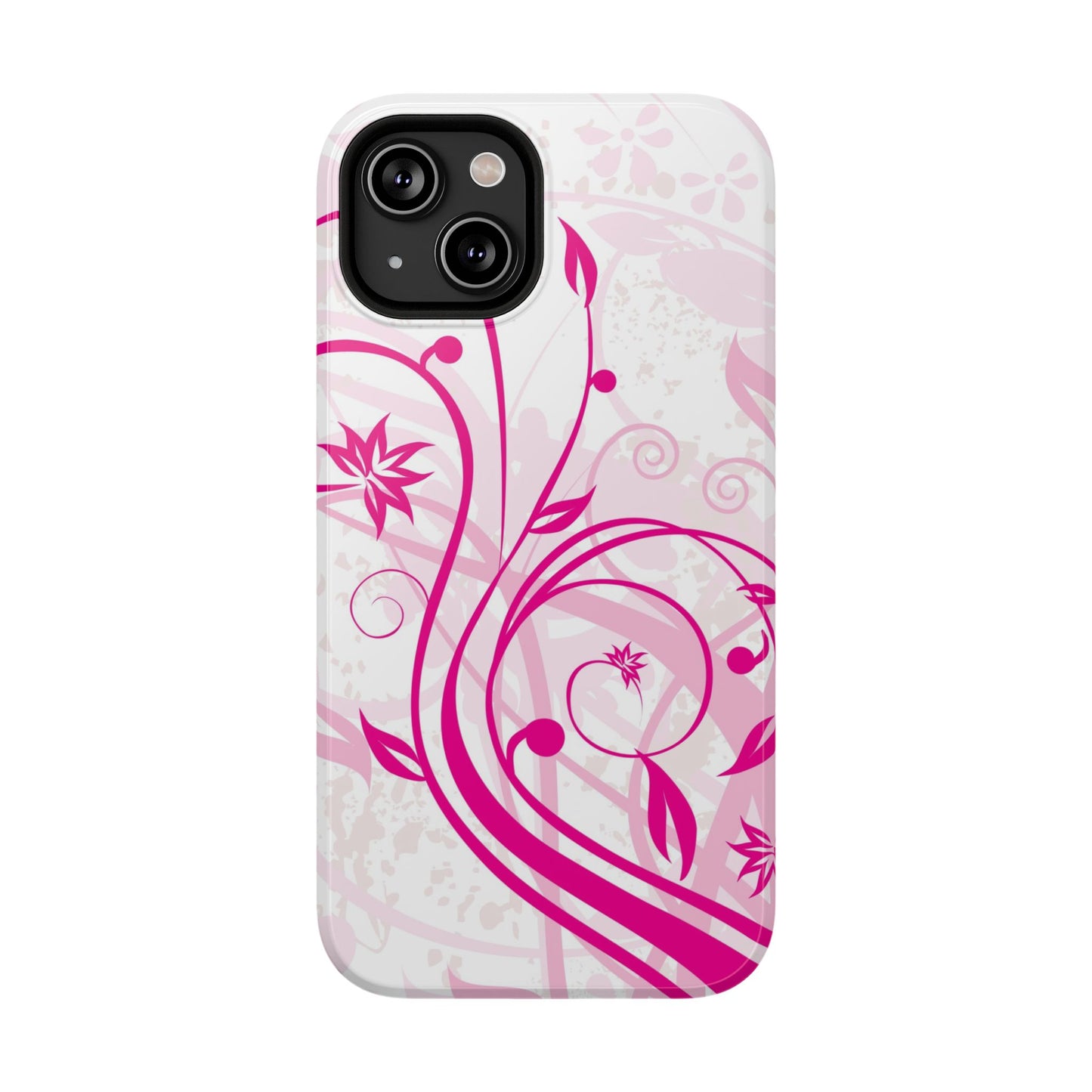 Flora Fuchsia Tough iPhone Case