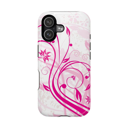 Flora Fuchsia Tough iPhone Case