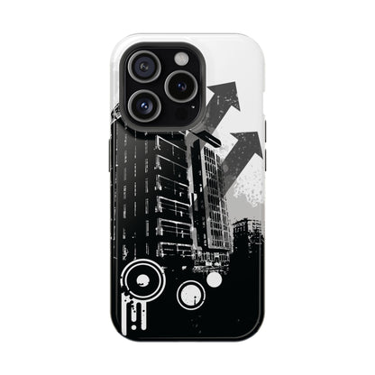 Monochrome City Tough iPhone Case