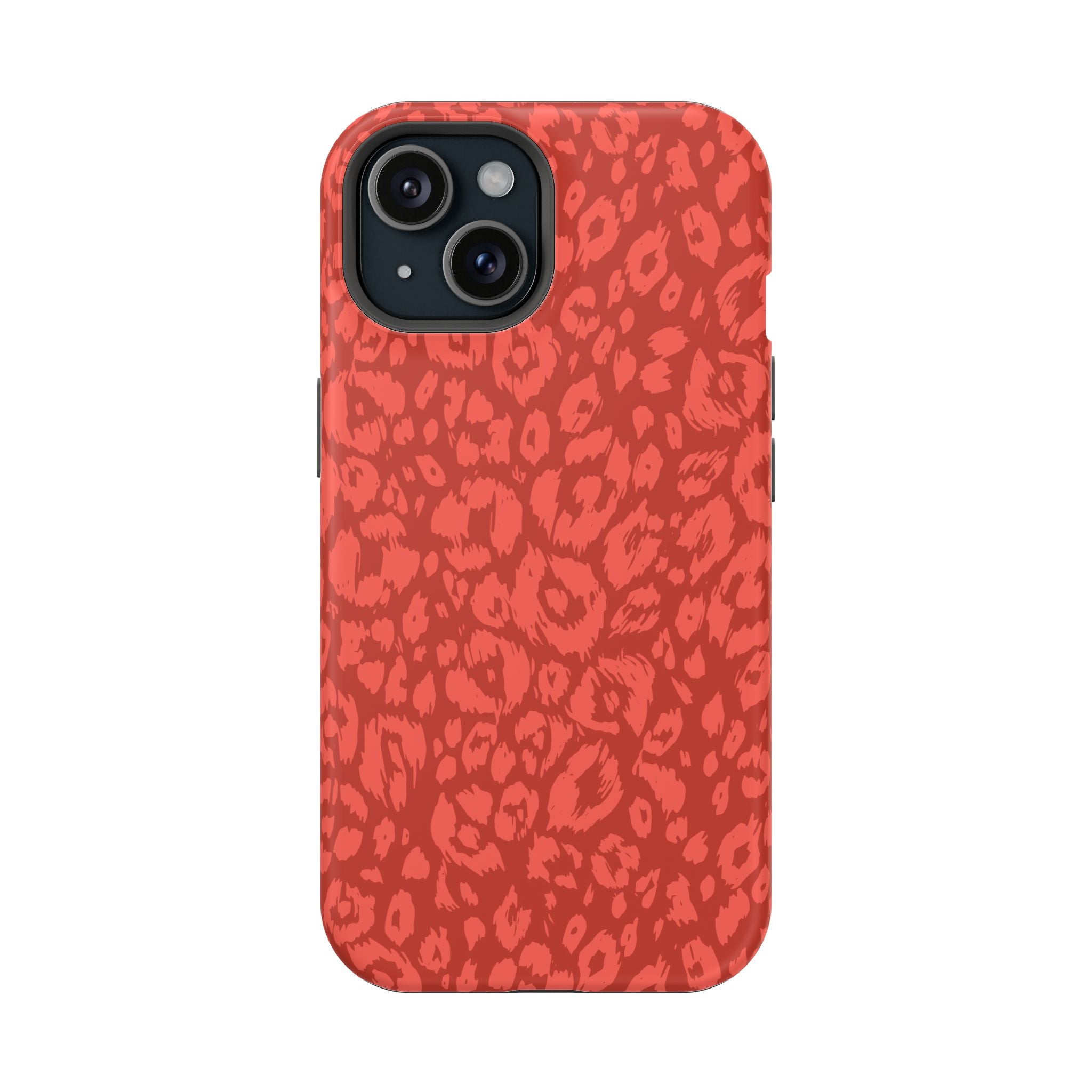 Red Leopard Tough iPhone Case