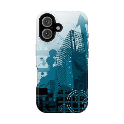 City Blue Tough iPhone Case