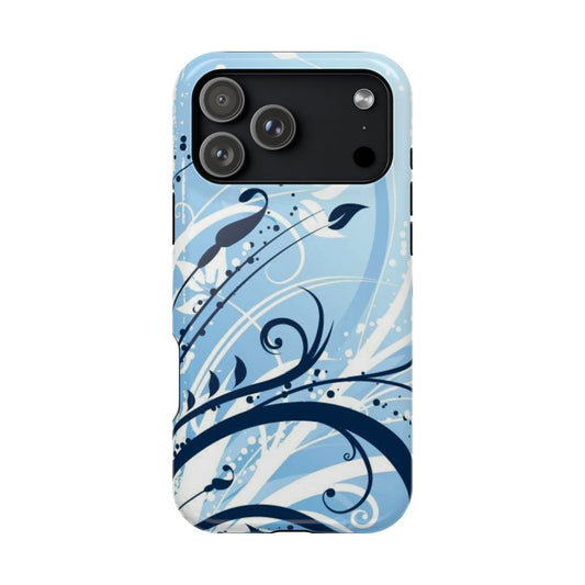 Bloom in Blue MagSafe Tough iPhone Case