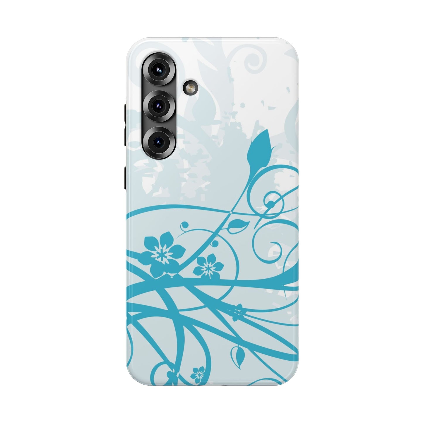Blue Bloom Tough Samsung Case