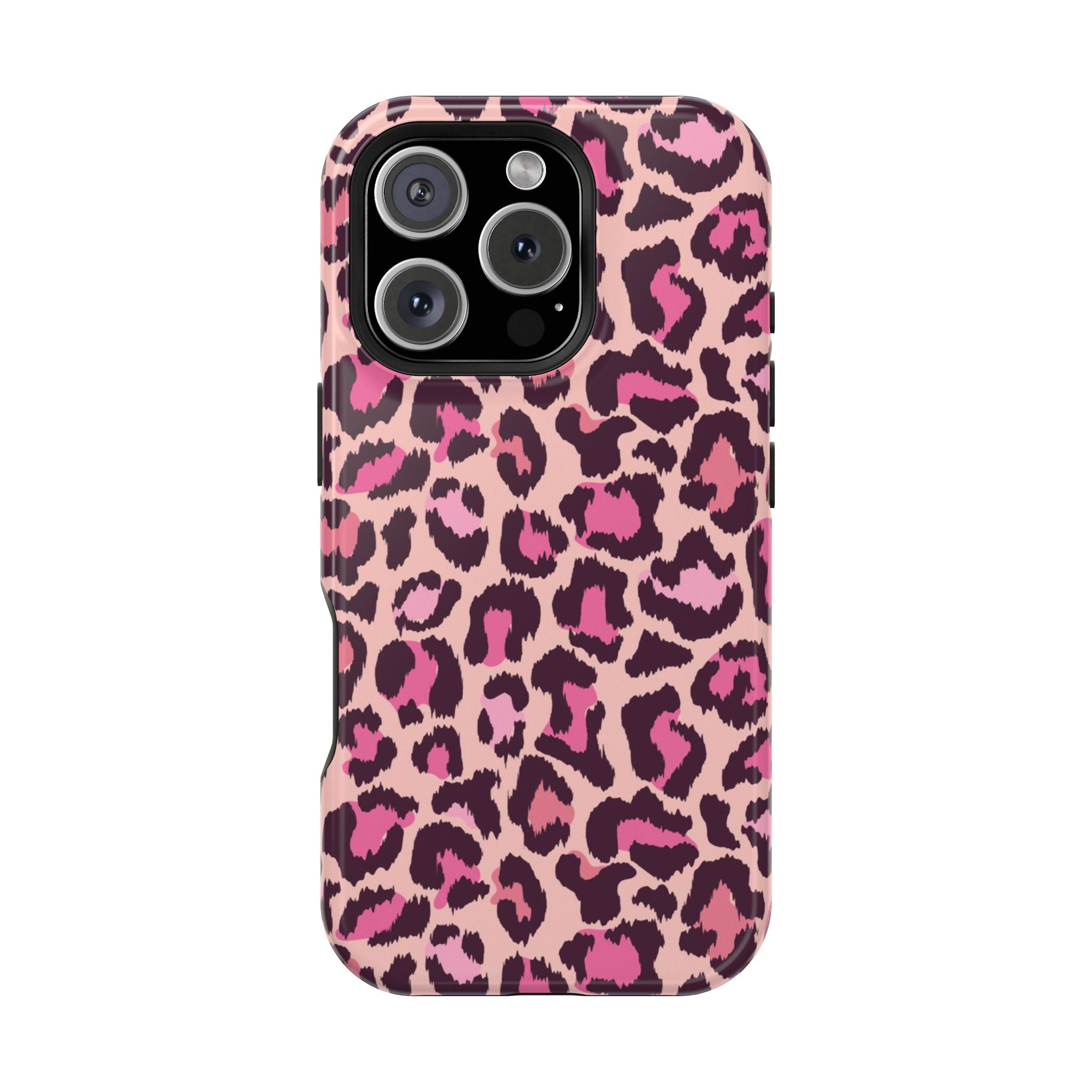 Pink Leopard Tough iPhone Case
