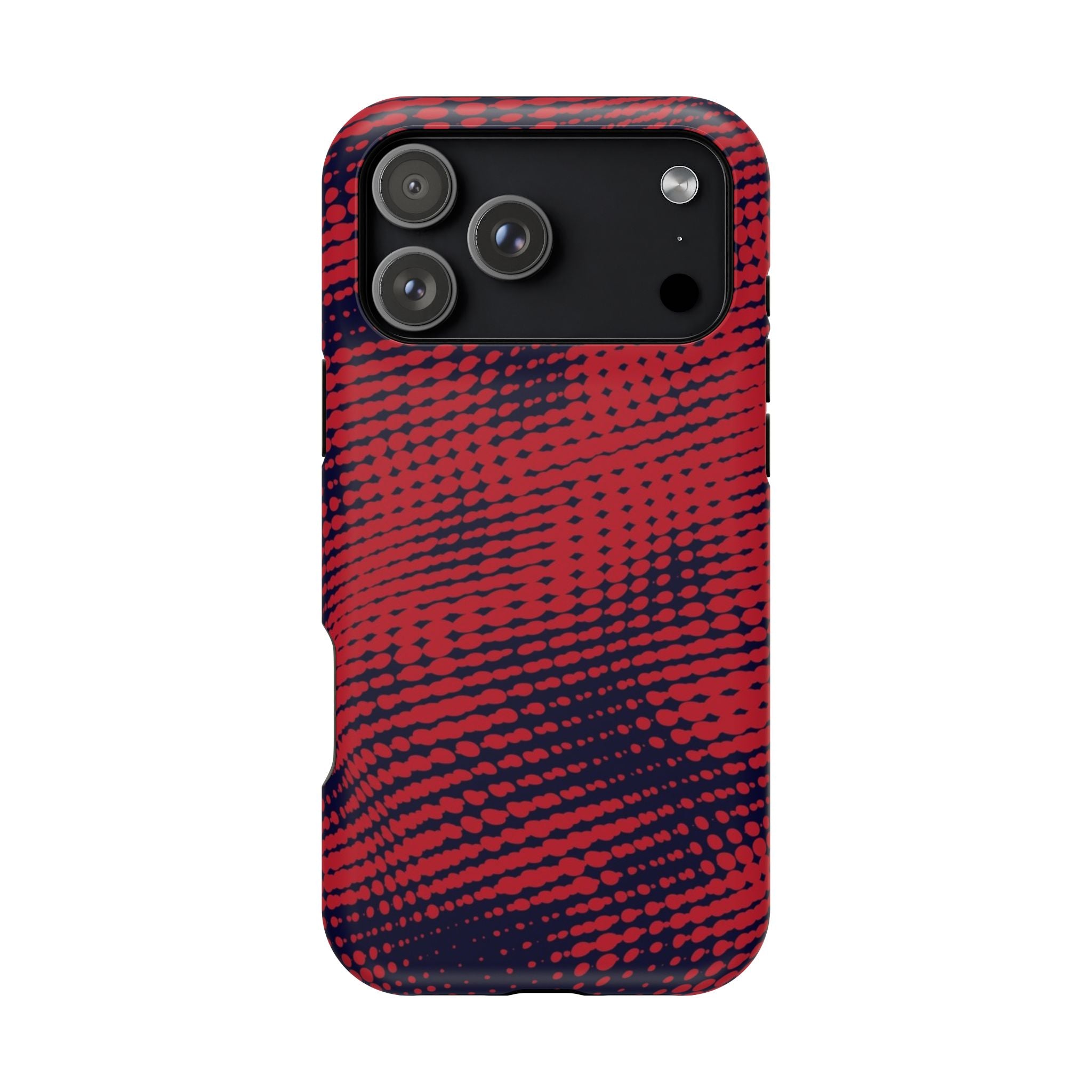 Red Static Tough iPhone Case