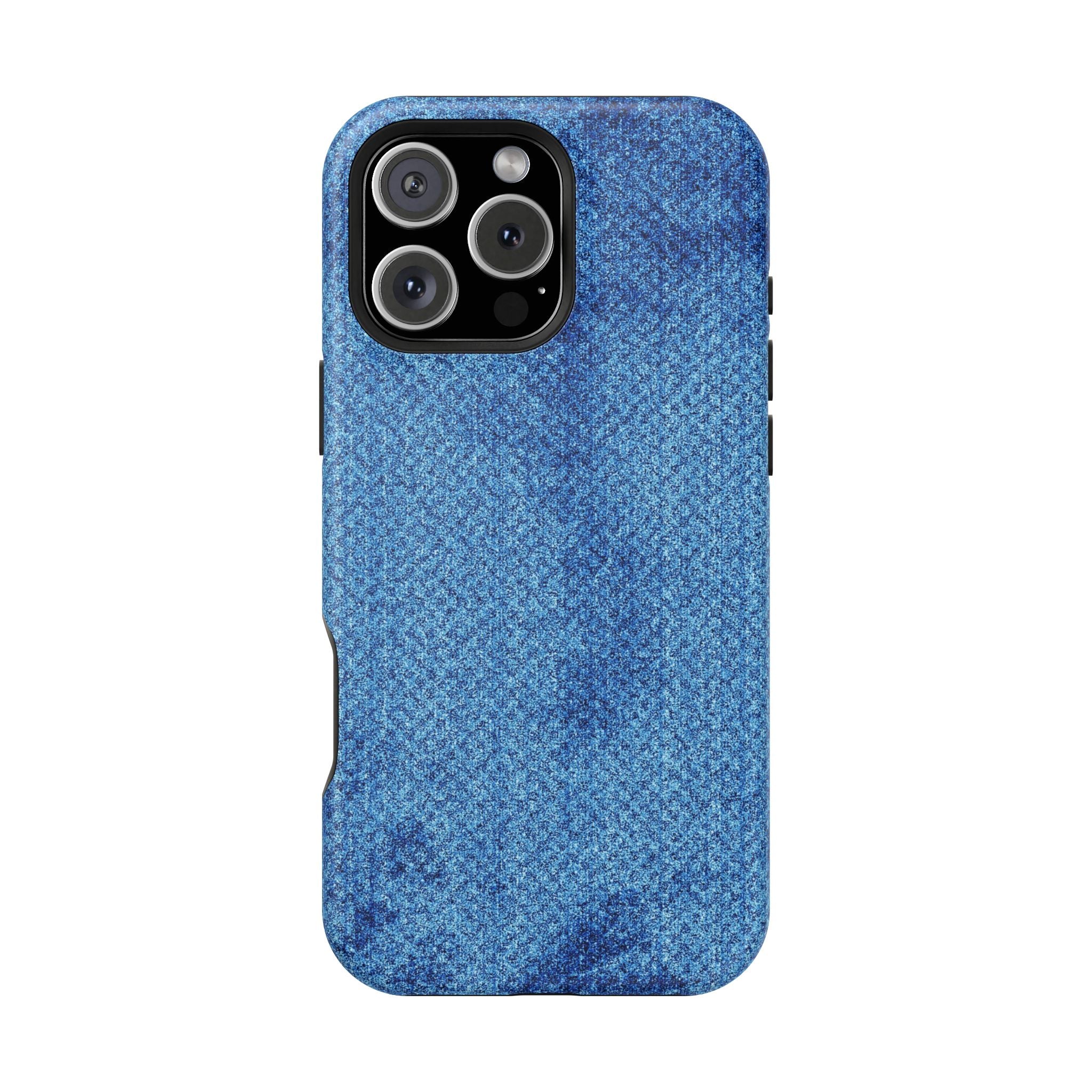Blue Denim Tough iPhone Case