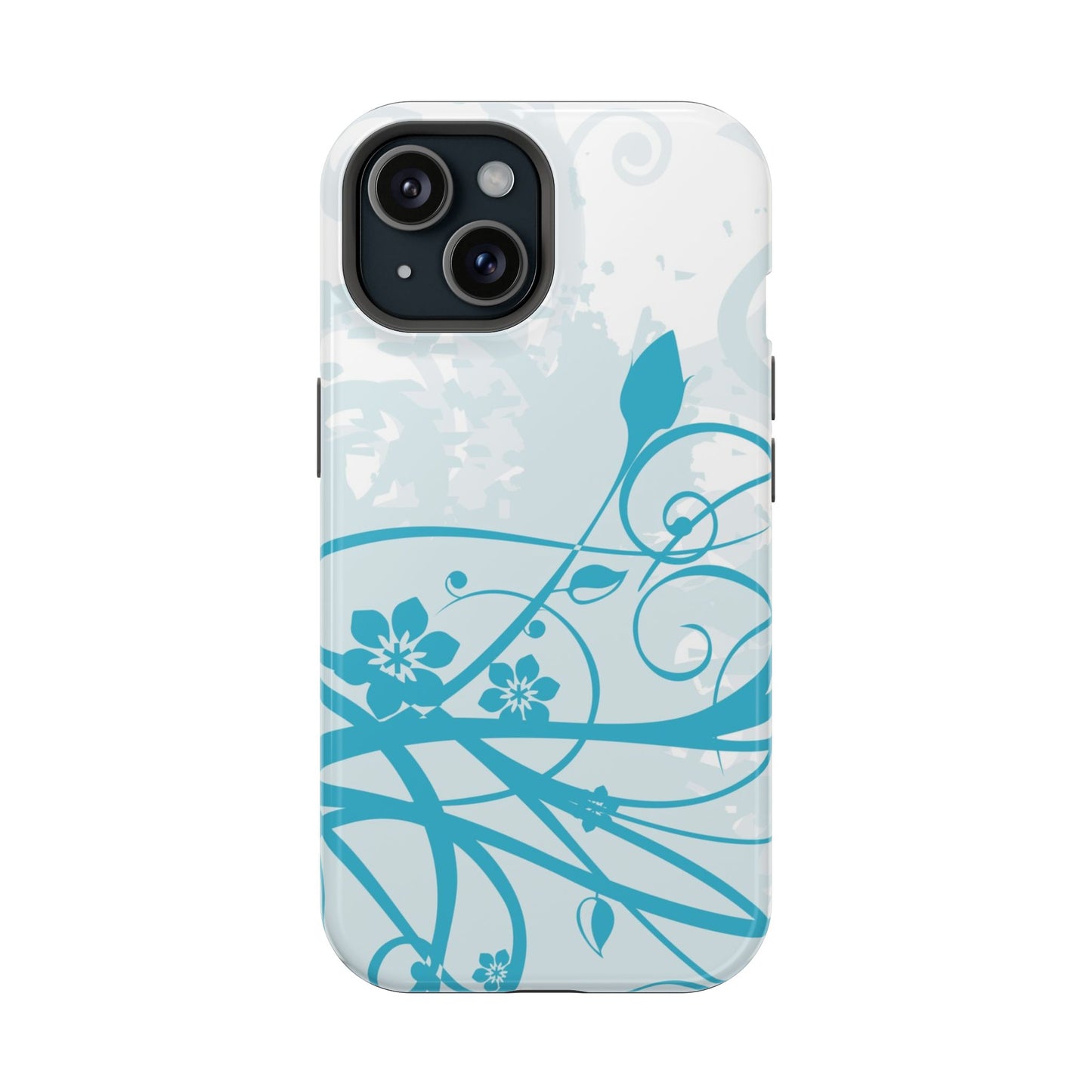 Blue Bloom Tough iPhone Case