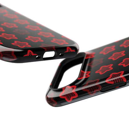 Red Stars Tough iPhone Case