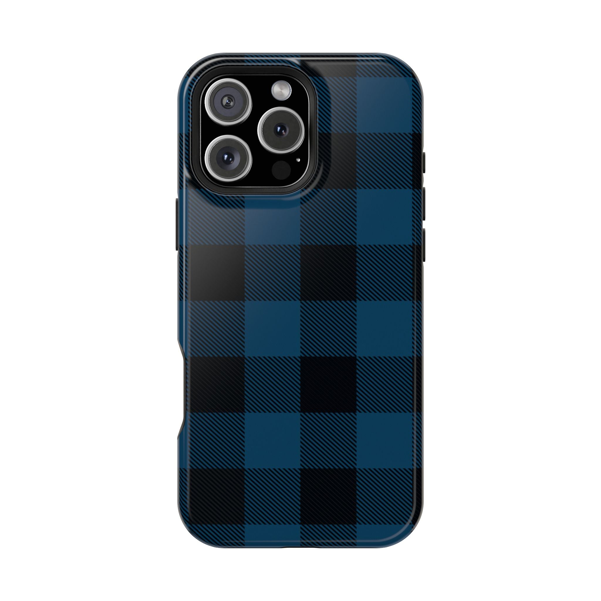 Blue Flannel Tough iPhone Case