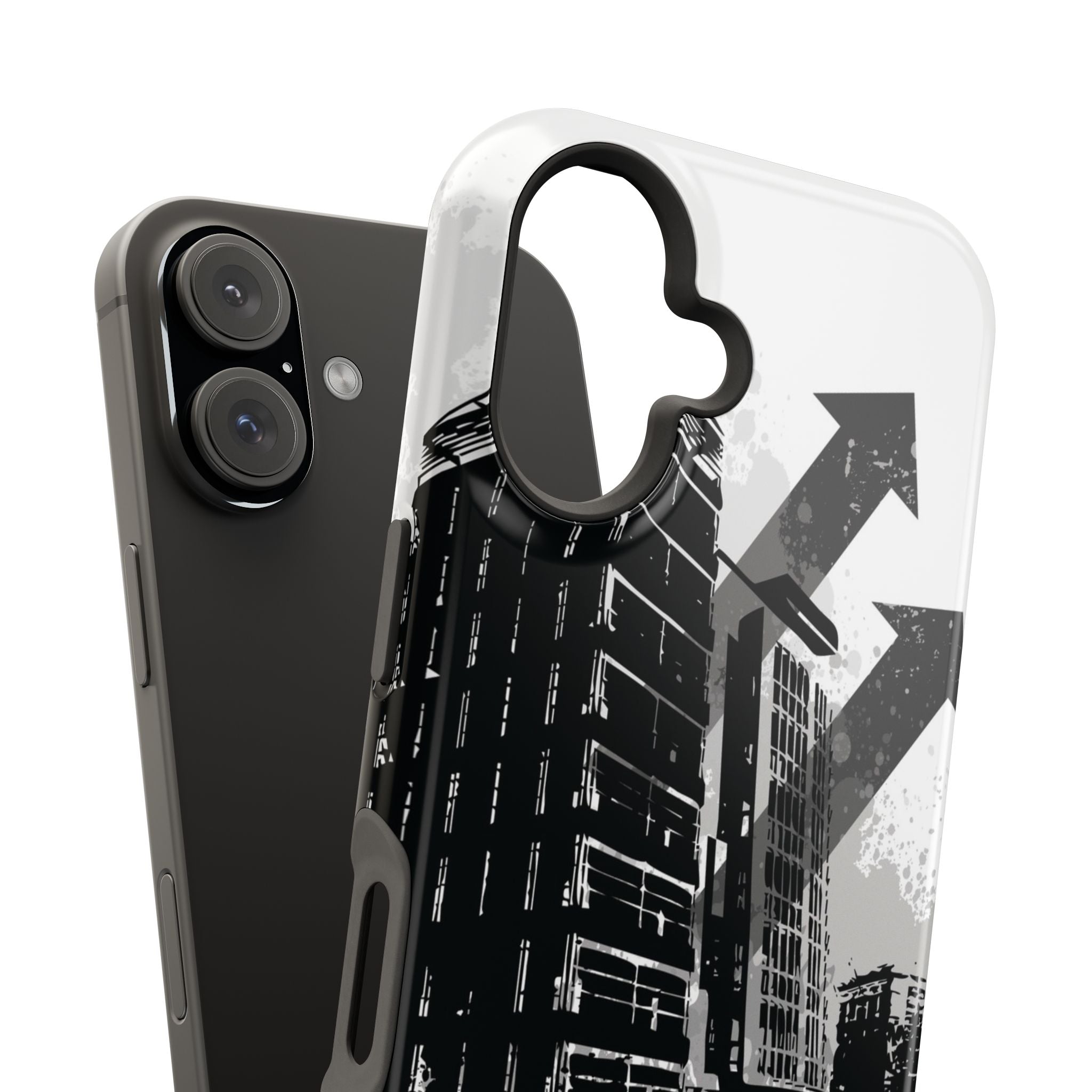 Monochrome City Tough iPhone Case