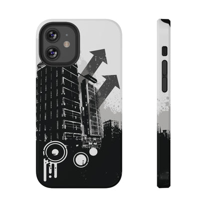 Monochrome City Tough iPhone Case