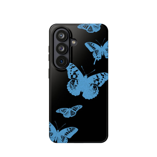 Blue Butterflies Tough Samsung Case