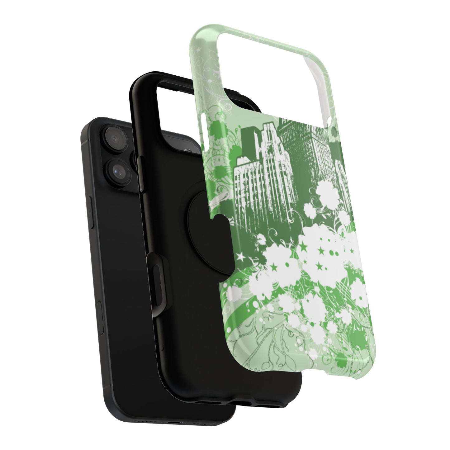 Green City Tough iPhone Case
