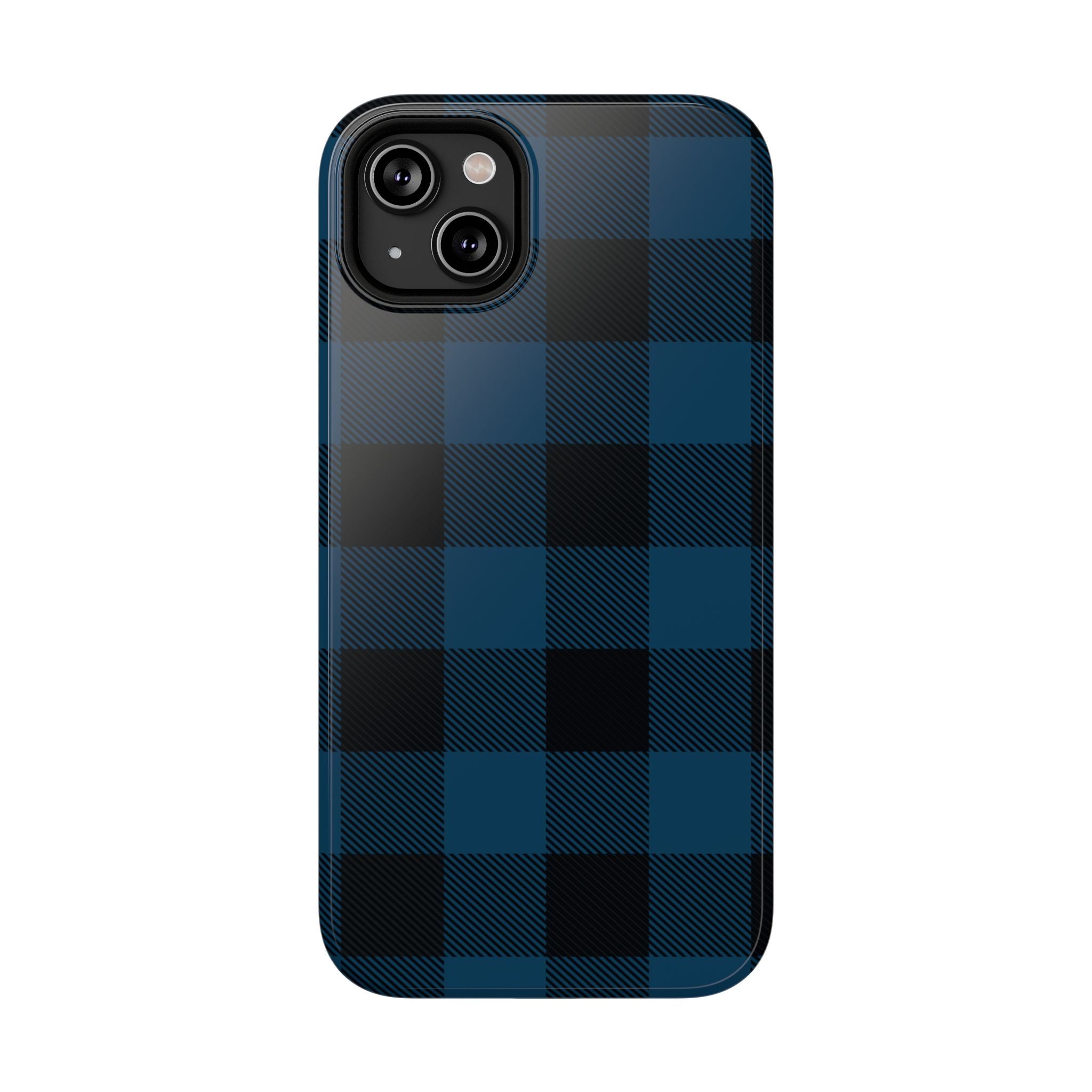 Blue Flannel Tough iPhone Case
