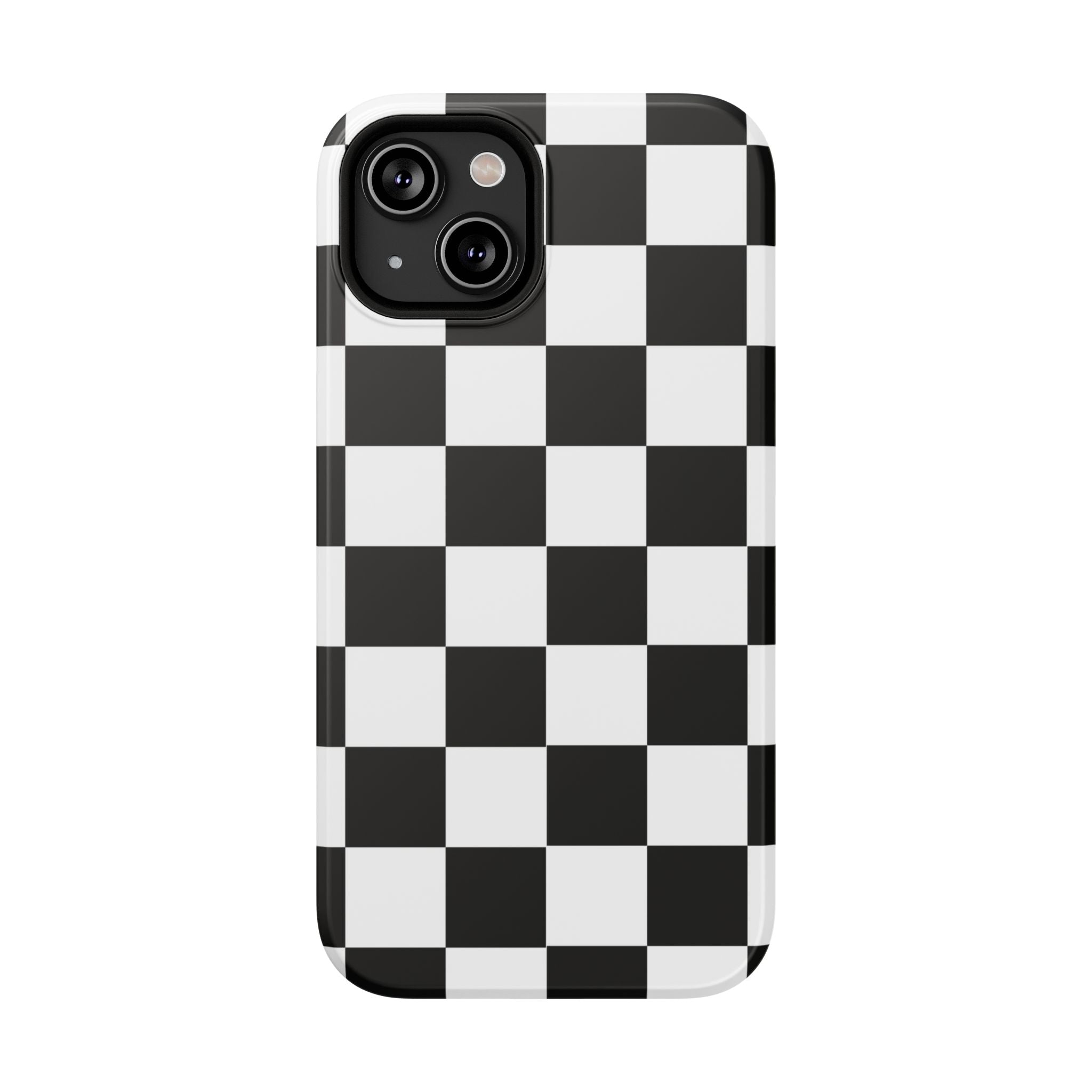 Black Grid Tough iPhone Case