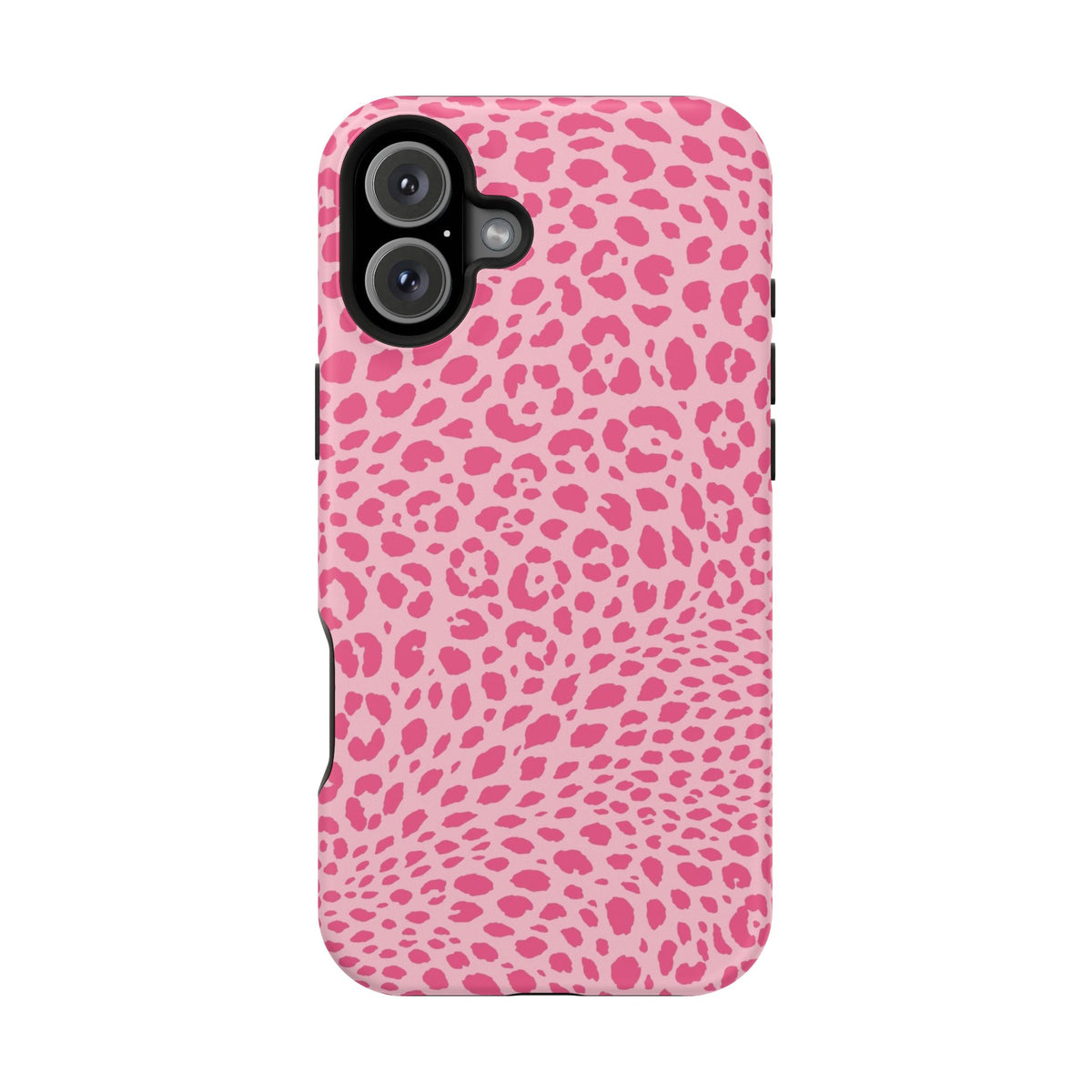 Light Pink Leopard MagSafe Tough iPhone Case